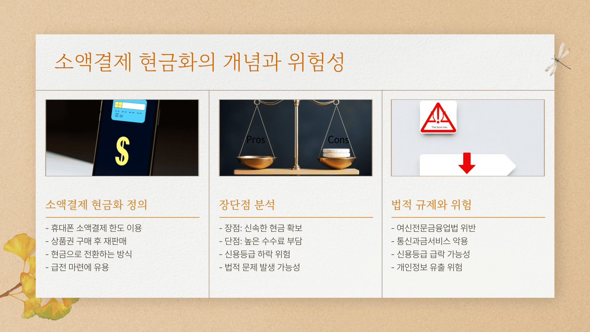 소액결제 현금화의 개념과 위험성